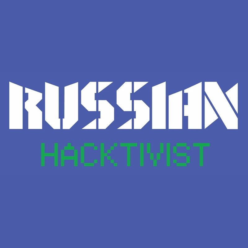 Conception de cybersécurité par hacktiviste russe