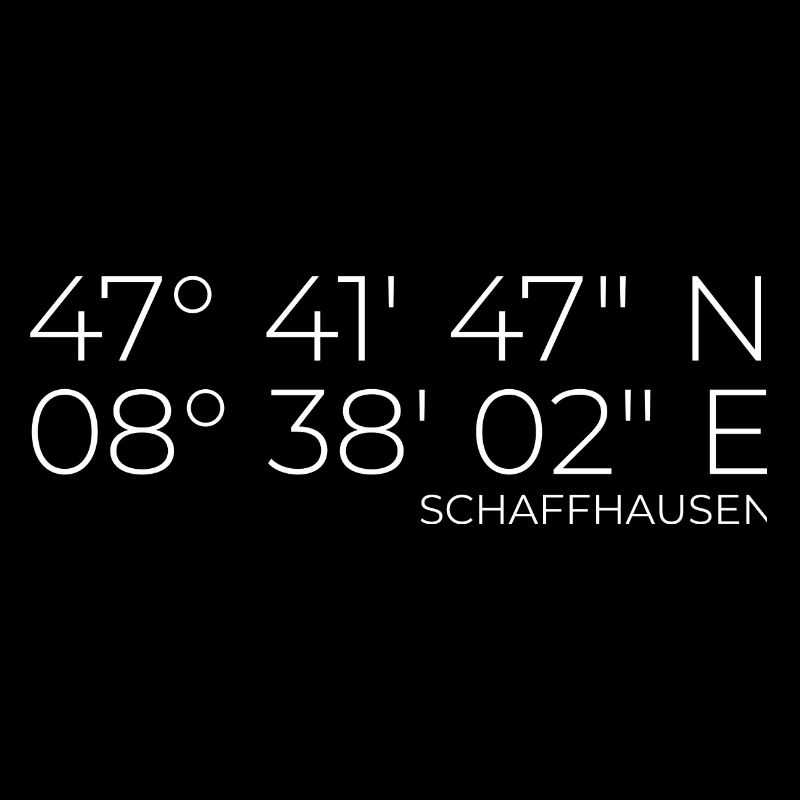 Coordinates Schaffhausen