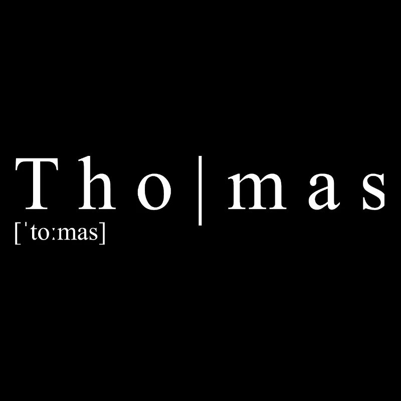 Thomas Definition Typography