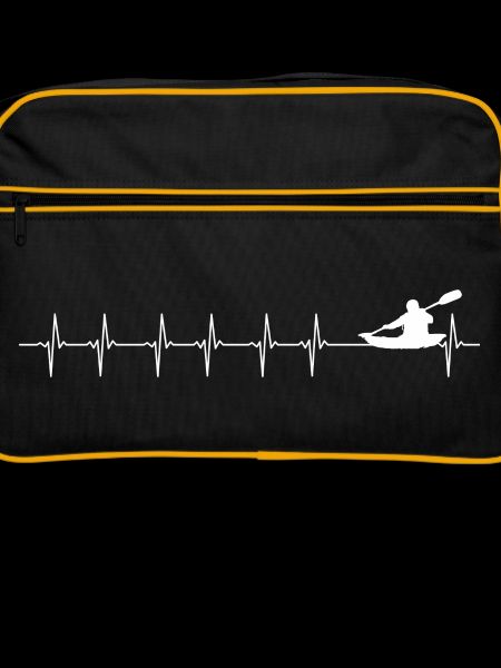 Kayak Pulse on River Graphic