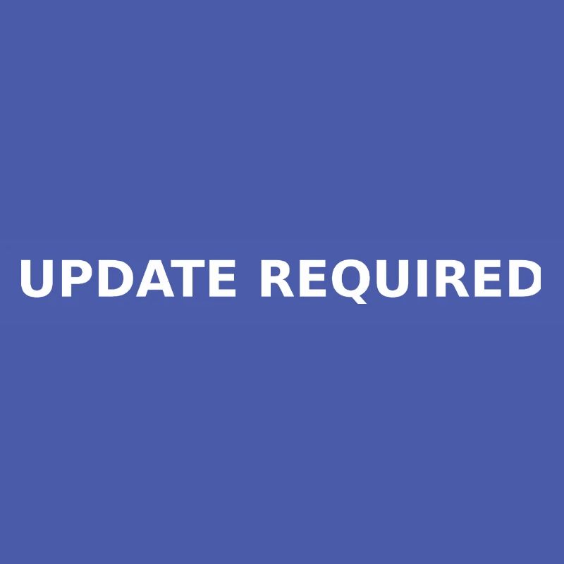 UPDATE REQUIRED