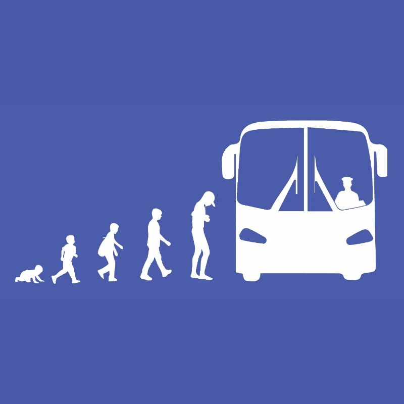 Evolution vom Baby zum Busfahrer