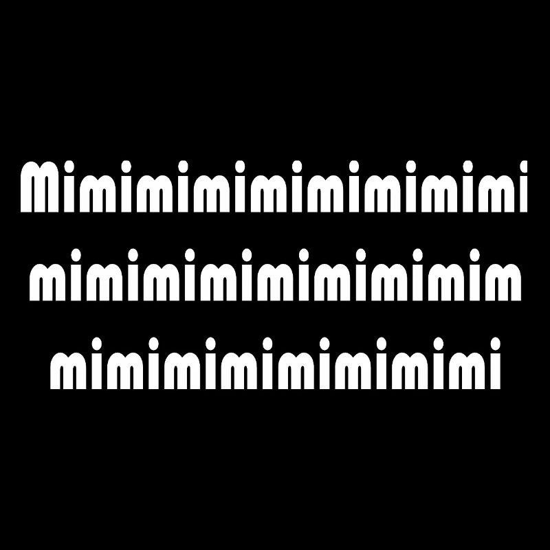 Mimi Typografie Muster Pattern