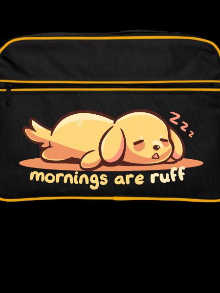 Morgens sind Wuff