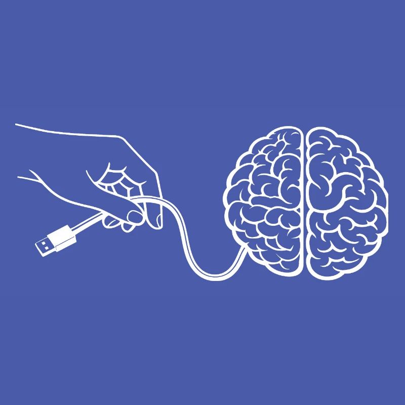 Brain Head Cable Connector Artificial Intelligence
