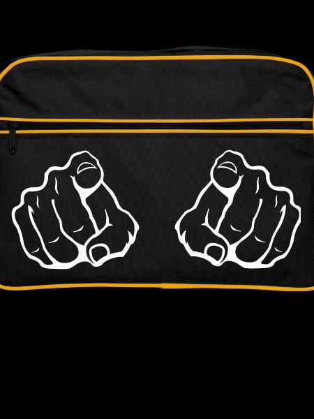 Two index fingers eye-catcher