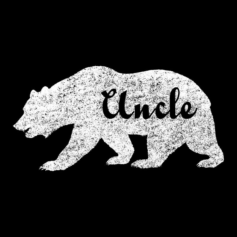 Oncle ours. Cadeaux pour oncles. Camping. Faune.