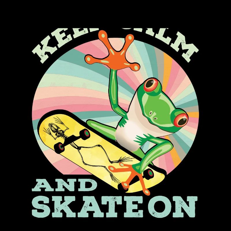 Bleib ruhig und skate grenuill Geschenkidee