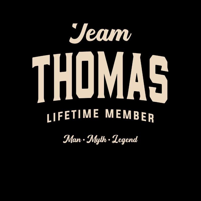 Team Thomas Lifetime Member Name Thomas