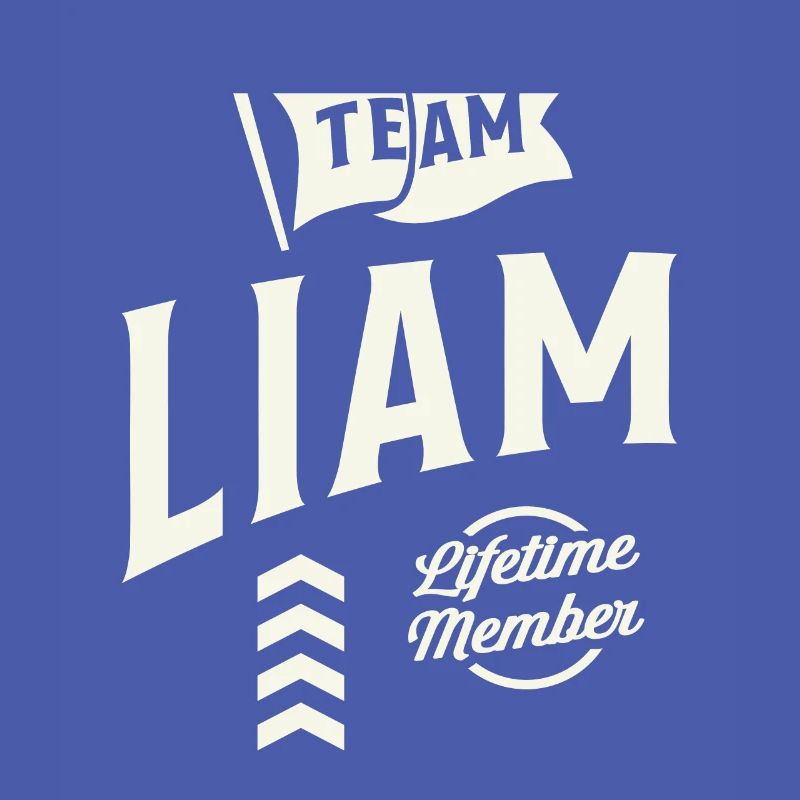Team Liam Lifetime Member Personalized Name Liam