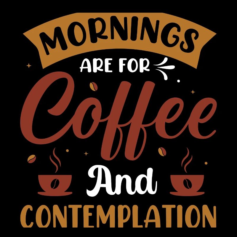 Le matin, c’est pour le café- Kaffee Sprüche - Kaffee