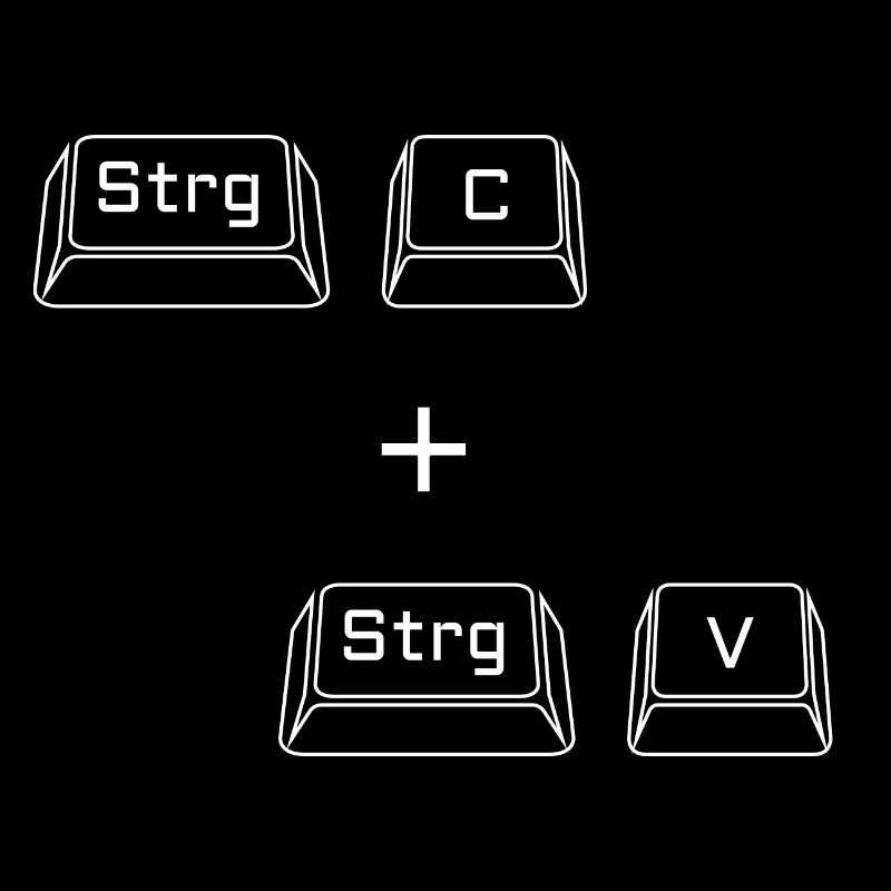 Strg c Strg v Tastatur Computer Copy Geschenk