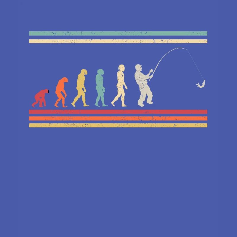 Pêcheur de pêche Evolution - rétro