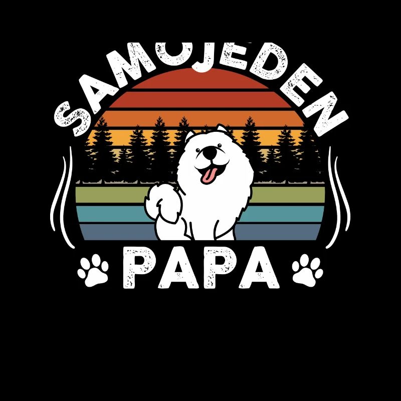 Samoyed Samoyed Papa Samoyed Dogs Gift
