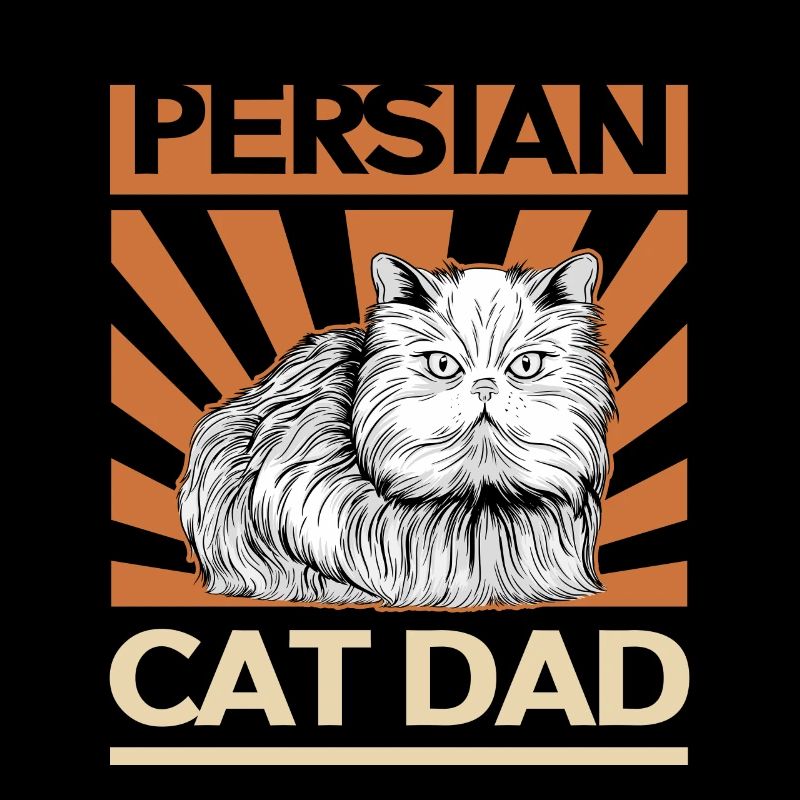 Chat persan chat papa | Cadeau de propriétaire de chat
