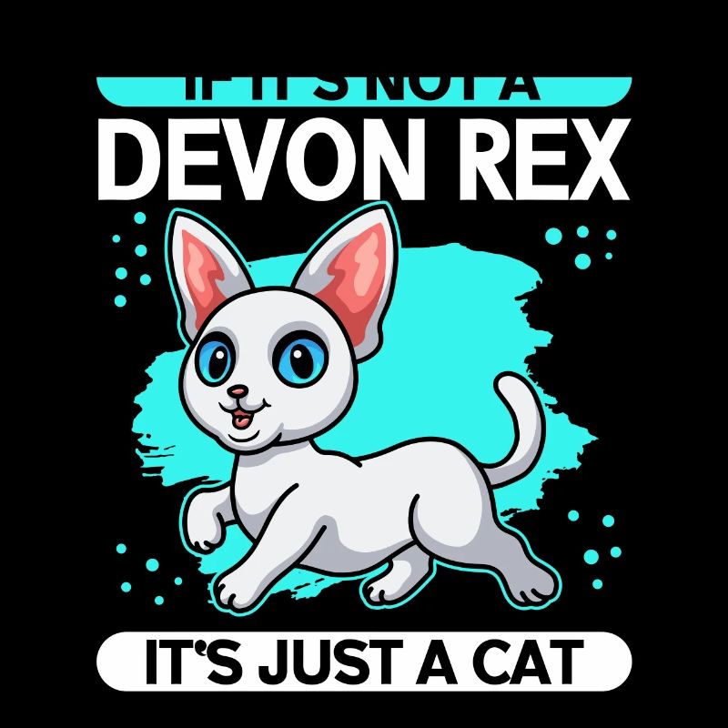 Devon Rex Cat Propriétaire Cat Cadeau Cat