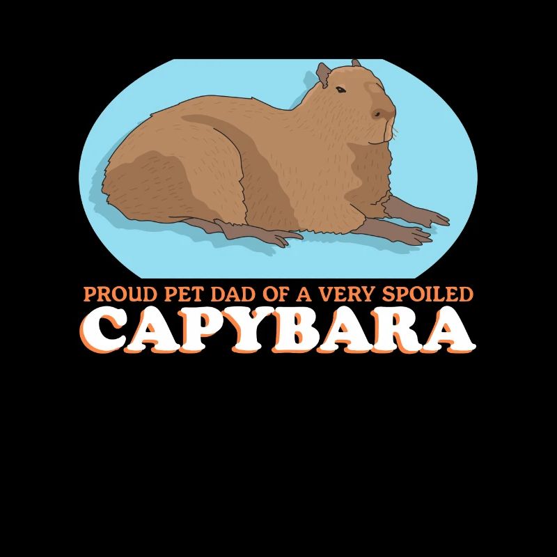Capybara Dad Capybaras Gift