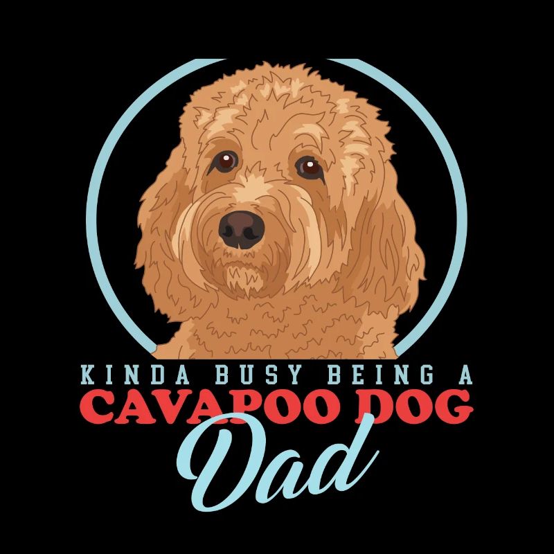 Cavapoo Dad Hund Hundebesitzer Cavoodle Geschenk