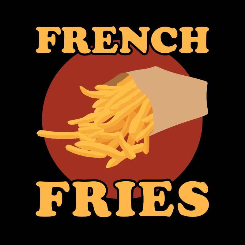Frites frites restauration rapide cadeau de restauration rapide