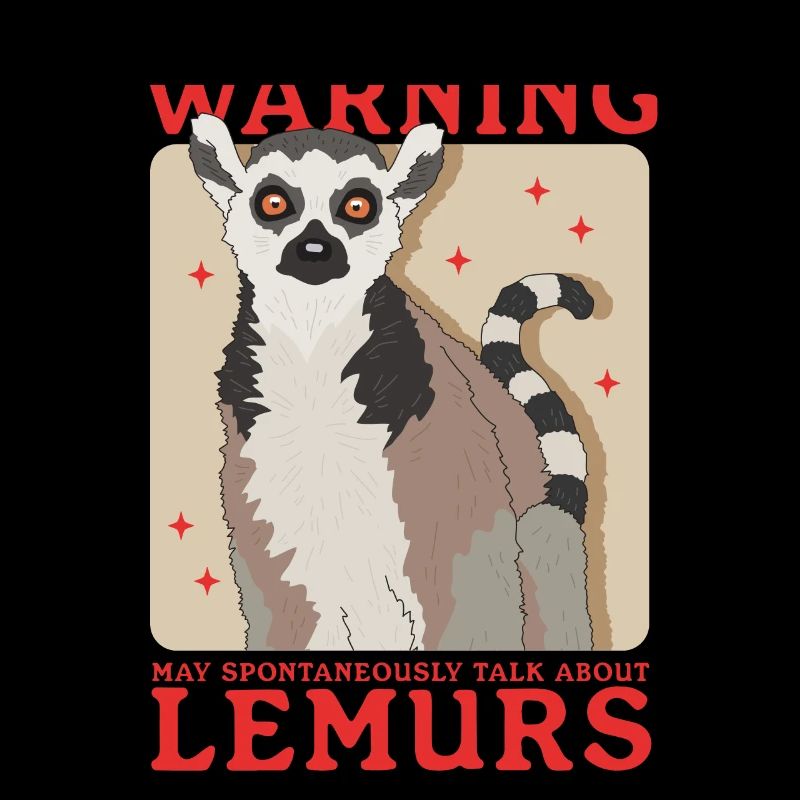 Lemur Ring-tailed lemur ringtail lemurs gift