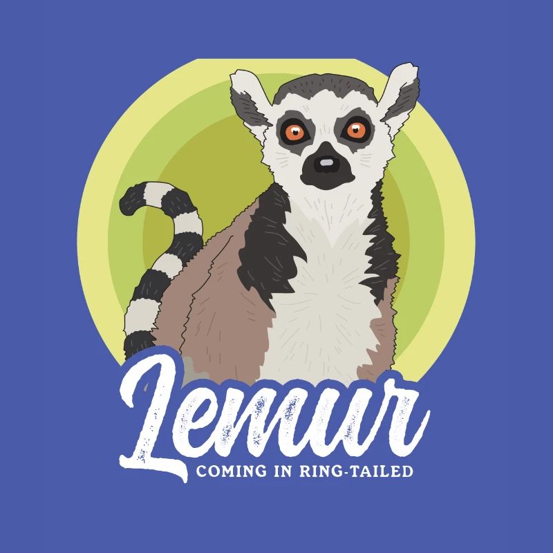 Lemur Ring-tailed lemurs Ringed Tail Lemure Gift