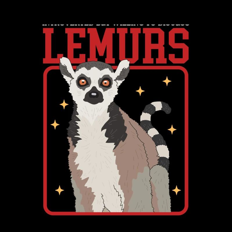 Lemur Ring-tailed lemurs Ringed Tail Lemure Gift