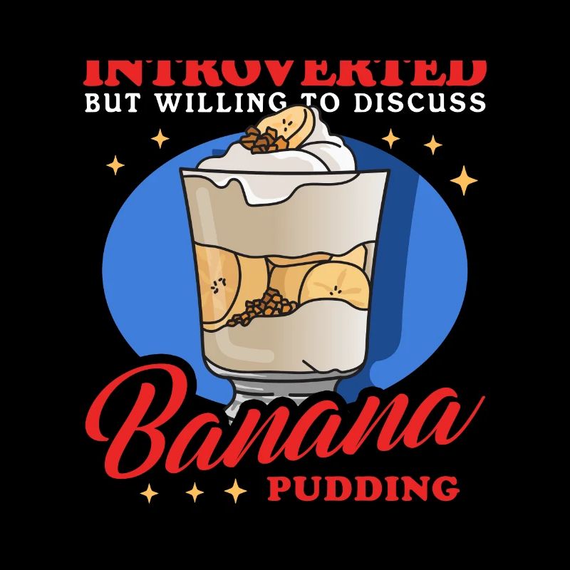 Bananenpudding Bananen-Pudding Geschenk