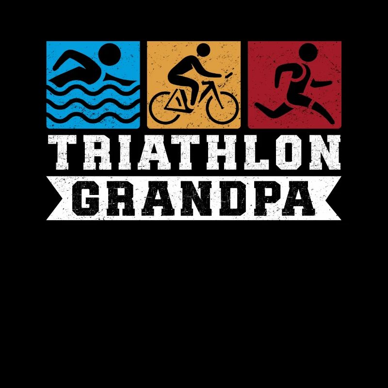 Triathlon Opa Triathleten Triathlet Geschenk