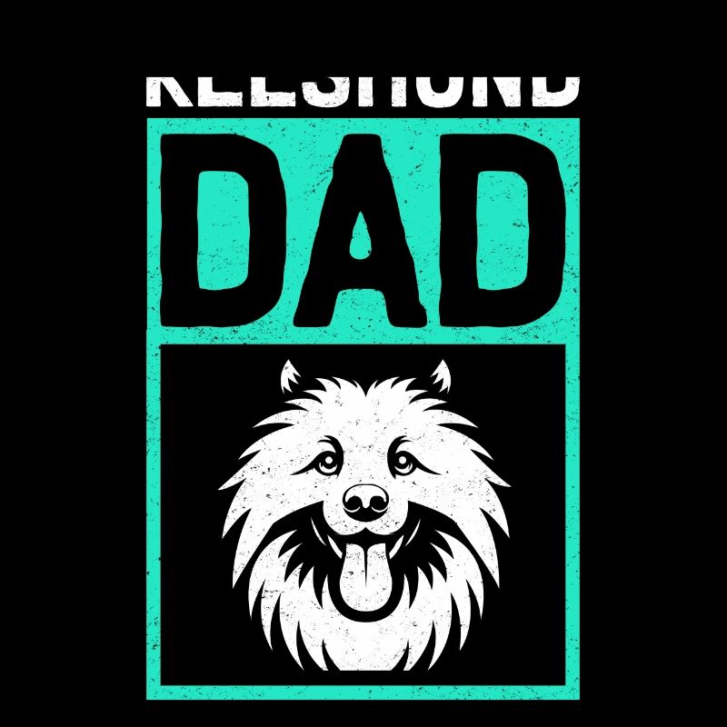 Keeshond Dad Wolfspitz Dog Dad Gift