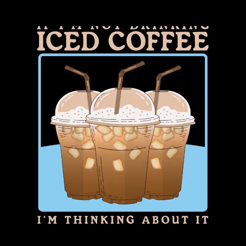 Eiskaffee Iced Coffee Kaffeeliebhaber Geschenk