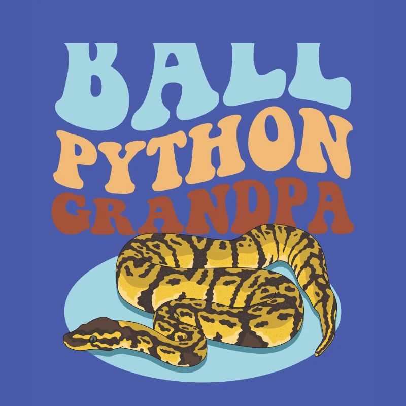 Roi Python Grand-père Python serpent cadeau