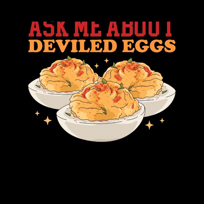 Gefüllte Eier Deviled Eggs Geschenk