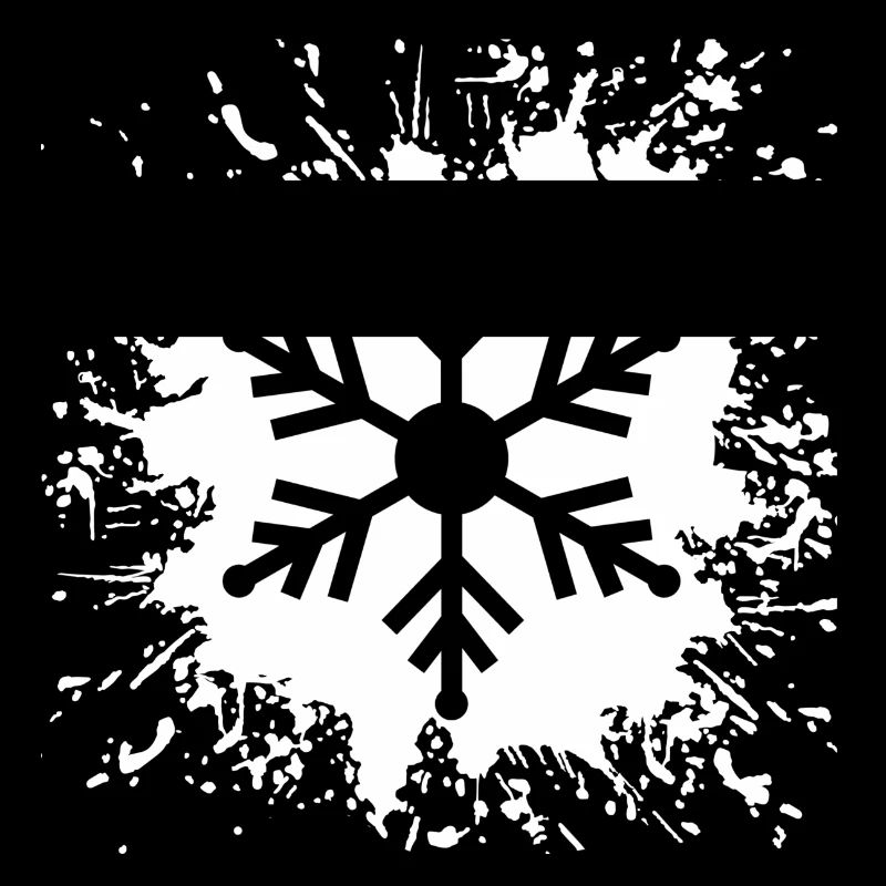 Cristal de glace de flocon de neige flocon de neige splash3