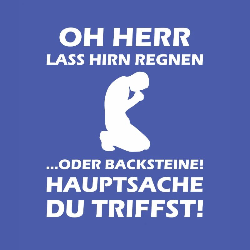 Oh Herr, lass Hirn regnen oder Backsteine
