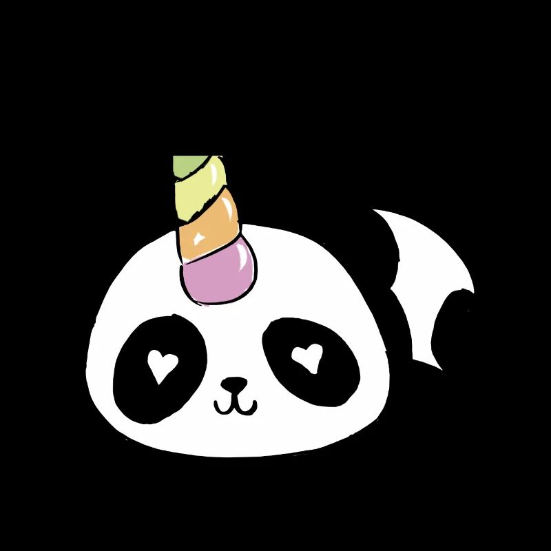 Pandacorn, Panda, Einhorn, Unicorn, Einhörner