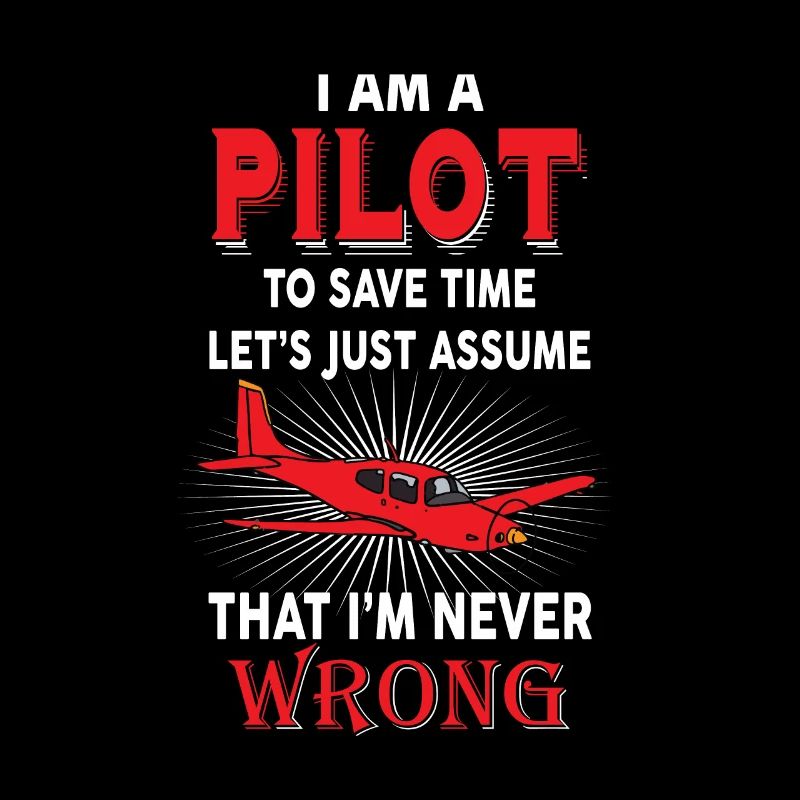 Pilot Piloten Spruch Geschenk