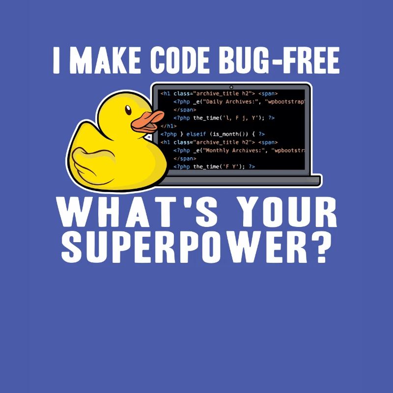 Programmierer Ente Programmieren Debugging Lustig