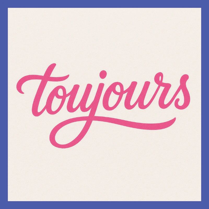 Toujours Pink Script