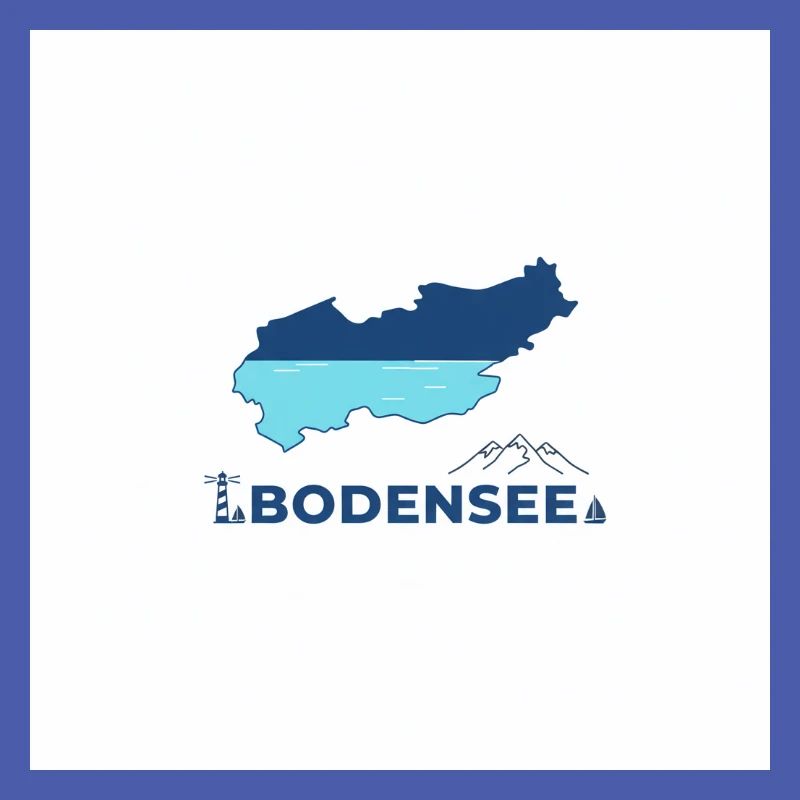 Bodensee Landschaftslogo Seeufer