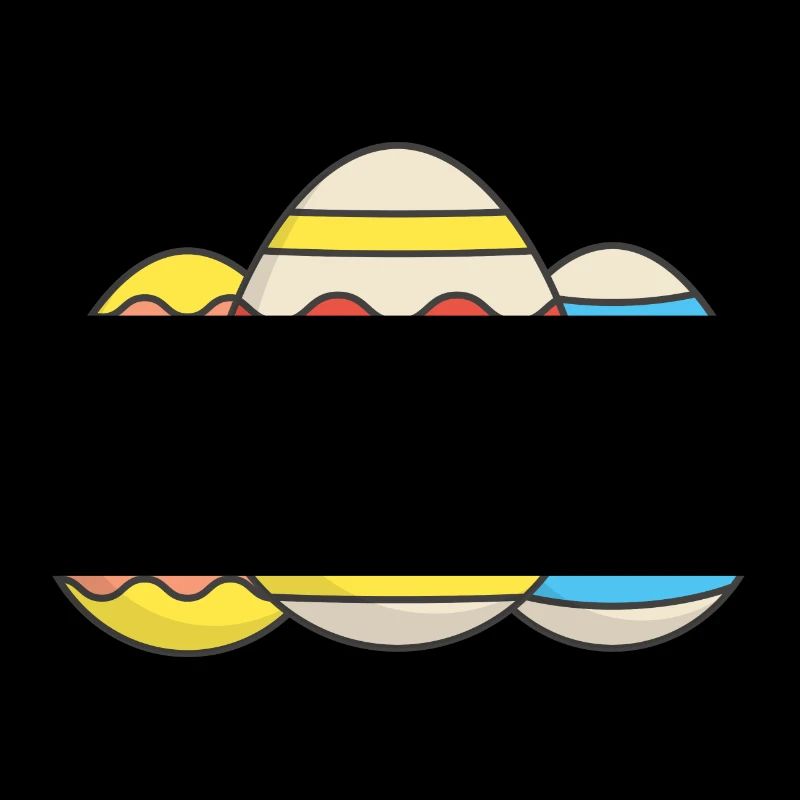 colorful easter eggs