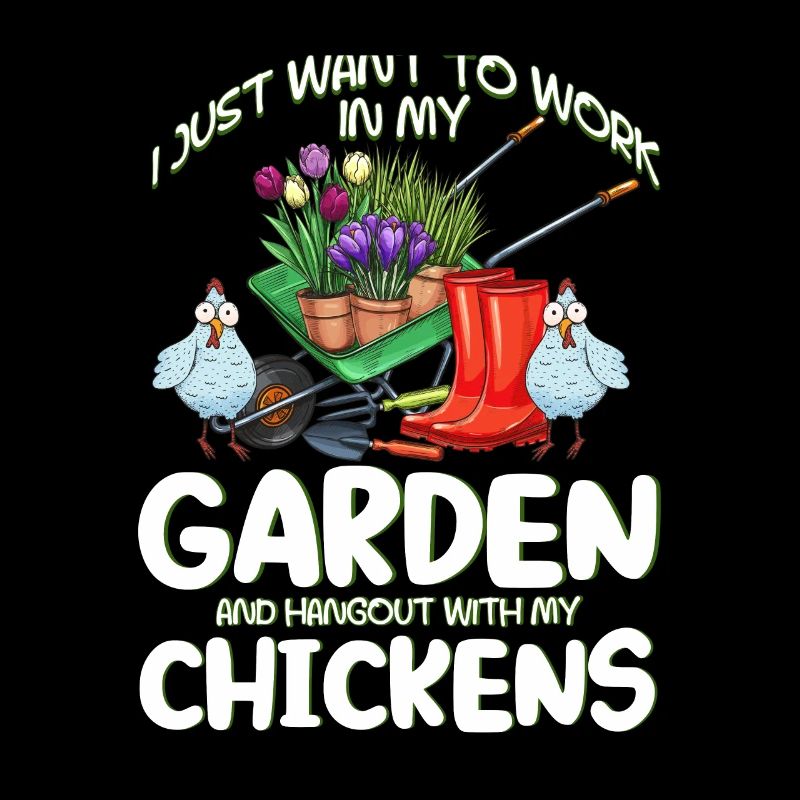 Hühner Garten Hühnerstall Ei Gartenarbeit Geschenk