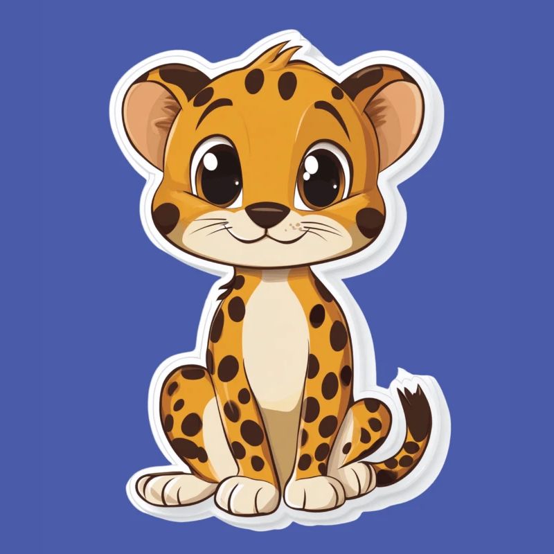Guépard mignon