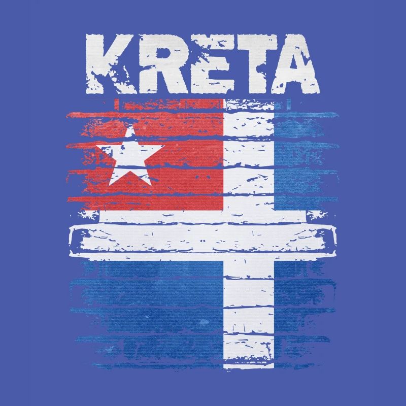 Drapeau de la Crète Impression d’art