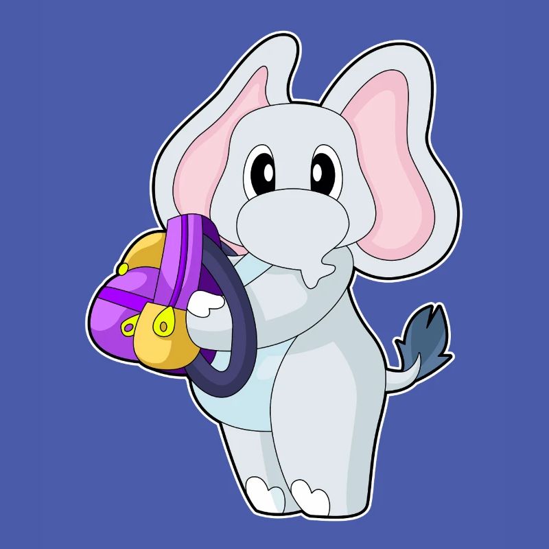 Elephant Student Backpack School