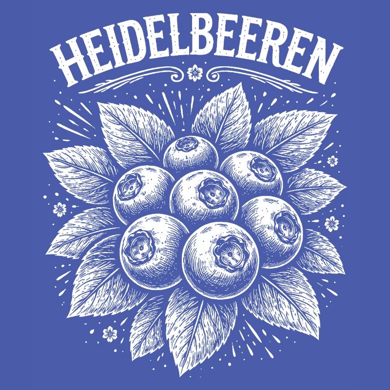 Blueberries Illustration