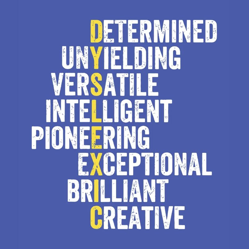 Yellow Accent Adjective Stack