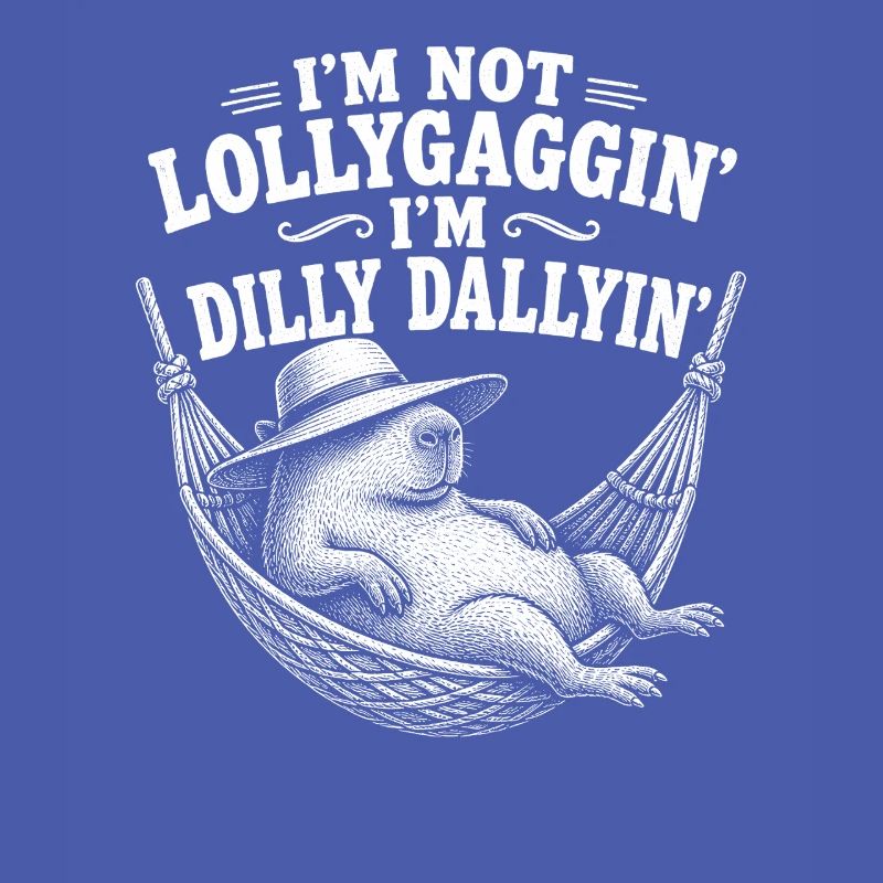I don't dawdle, I dawdle, Capybara!