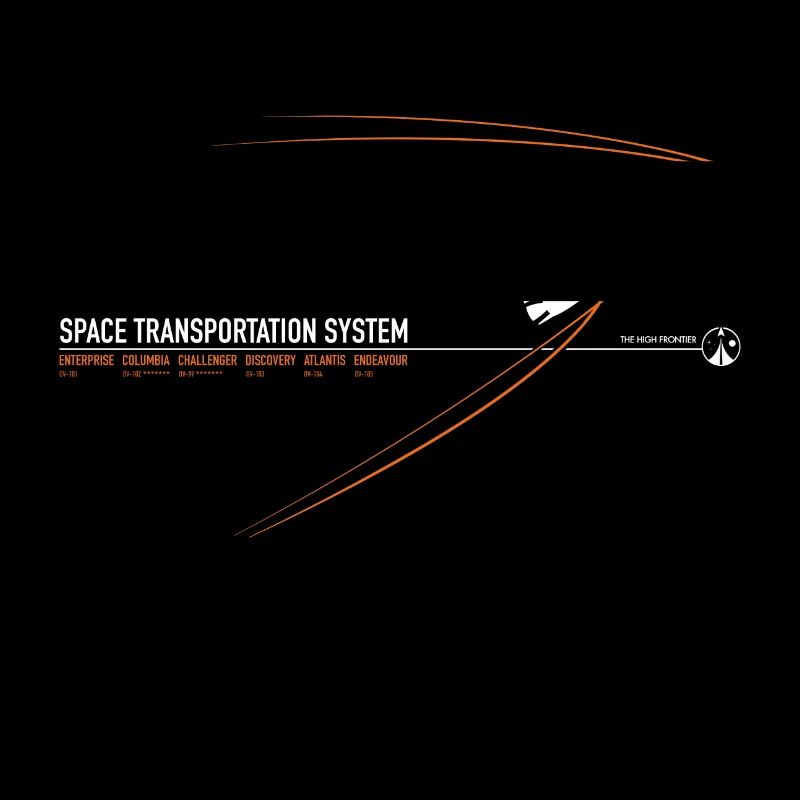 Space Shuttle (Orange print)