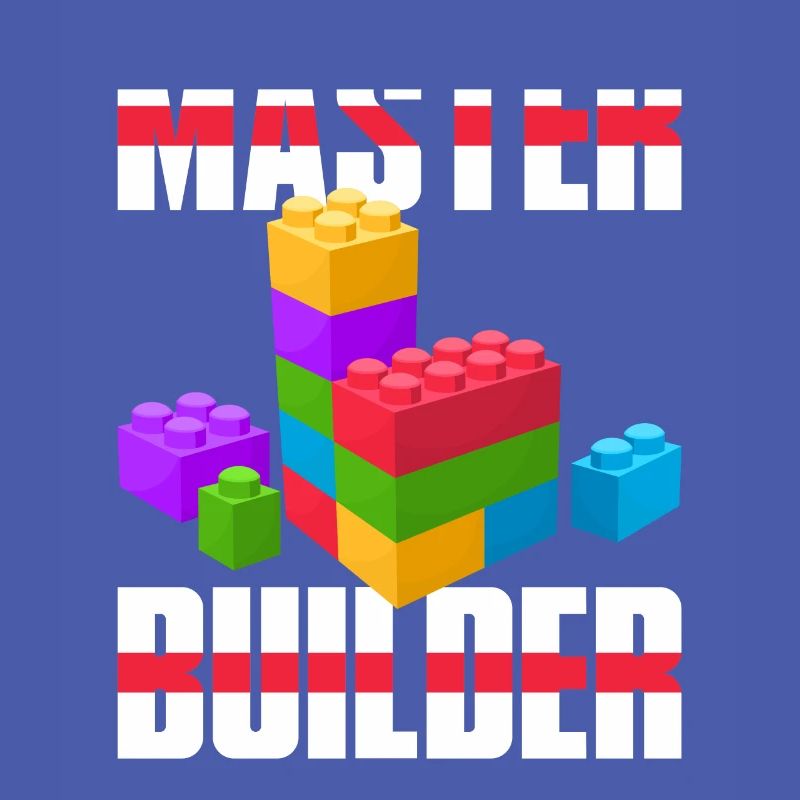 | de chemises Master Builder Mignon Maître Constructeur de blocs