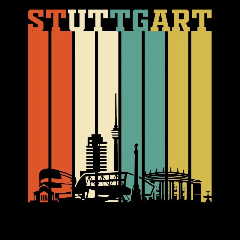 Stuttgart | Stuttgart Geschenk Skyline